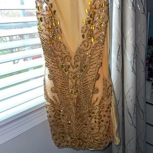Gold Bling Diamond Birthday Mini Dress